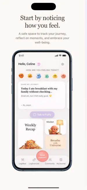Fullwithin: Emotional Eating screenshot 1