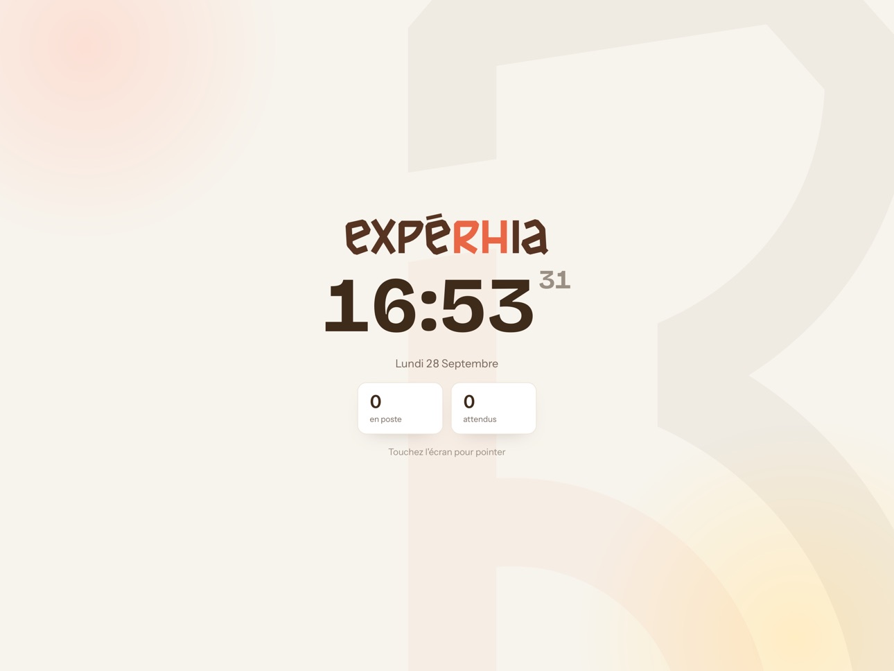 Screenshot 2 of expéRHia : la pointeuse
