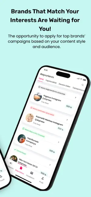 Teamfluencer iPhone screenshot 2