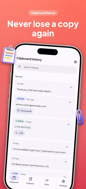 Klipo: Clipboard History screenshot 2