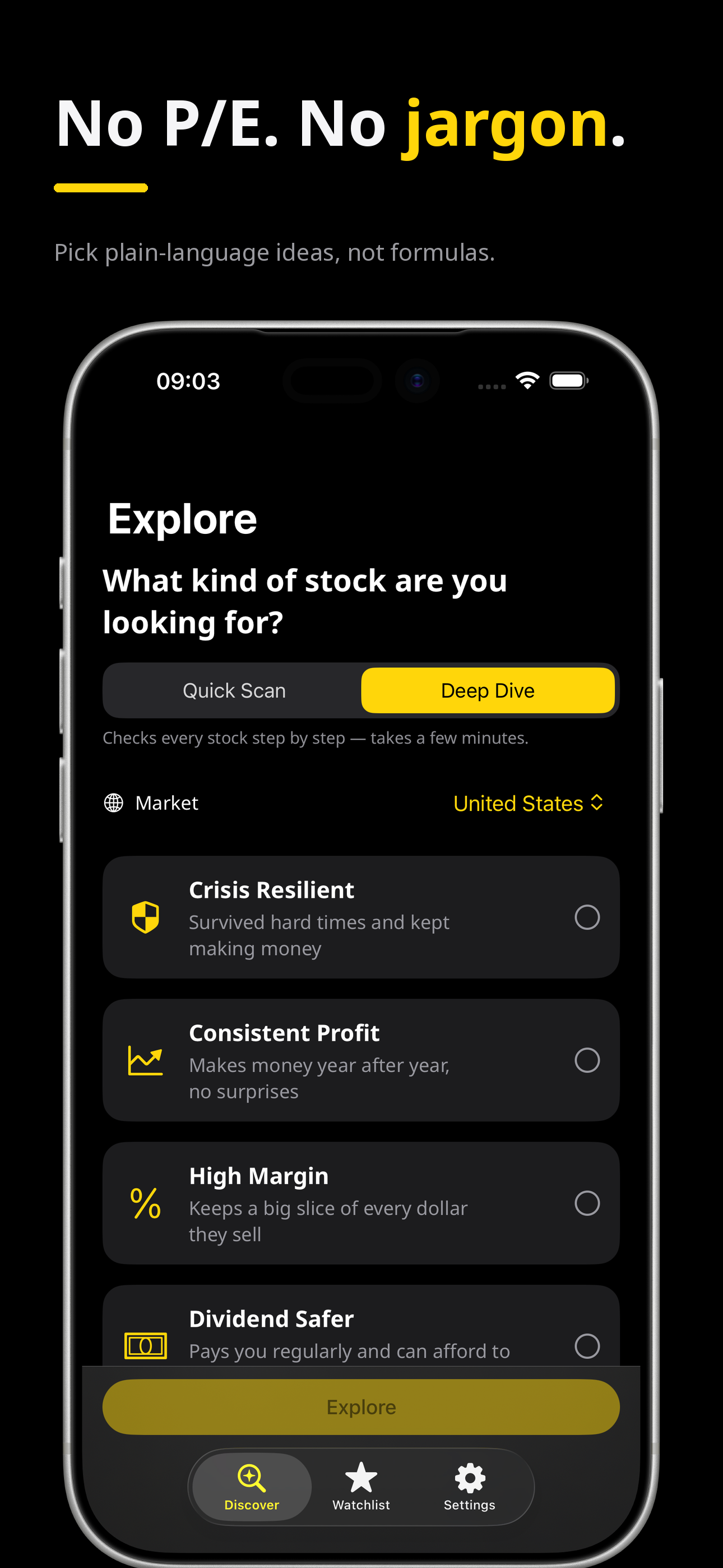 StockPlain: Stock Screener screenshot 2