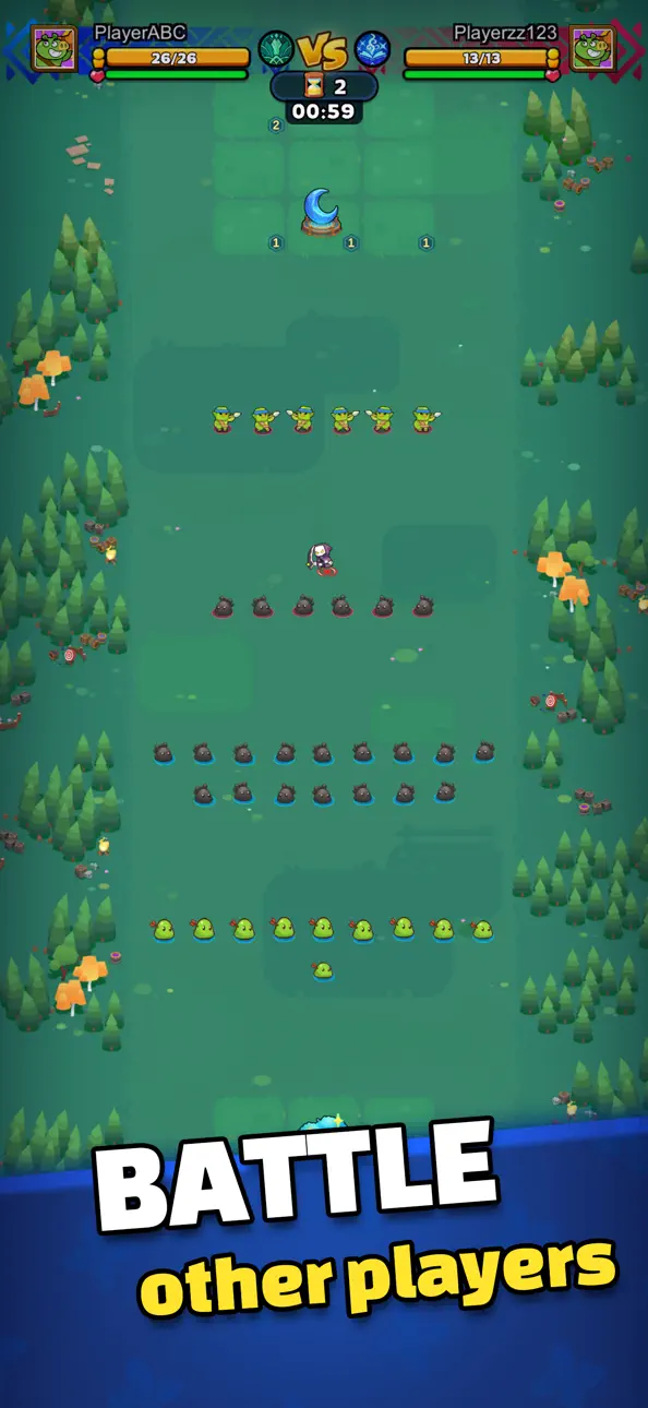 Clash of Realms: Battle Decks iOS Mod IPA screenshot 3 - iOS game interface