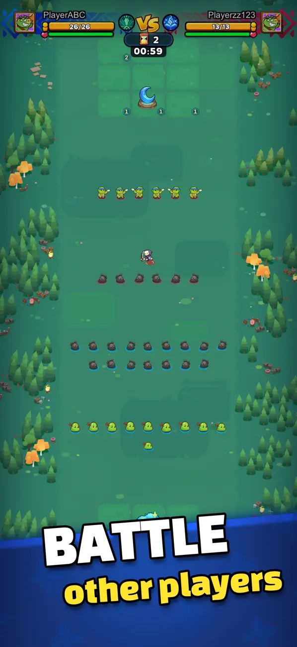 Clash of Realms: Battle Decks iOS Mod IPA screenshot 3 - iOS game interface