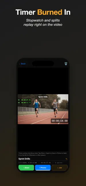 Video Timer — Coach Stopwatch screenshot 3
