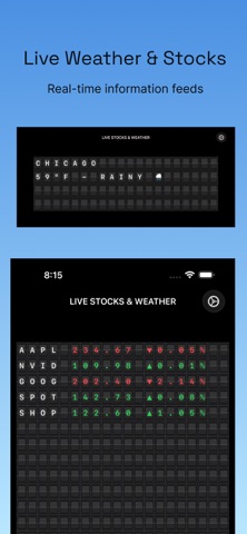 split-flap board screenshot