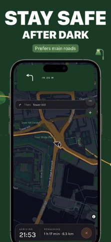 Scenic Routes: Walk & Transit iPhone screenshot