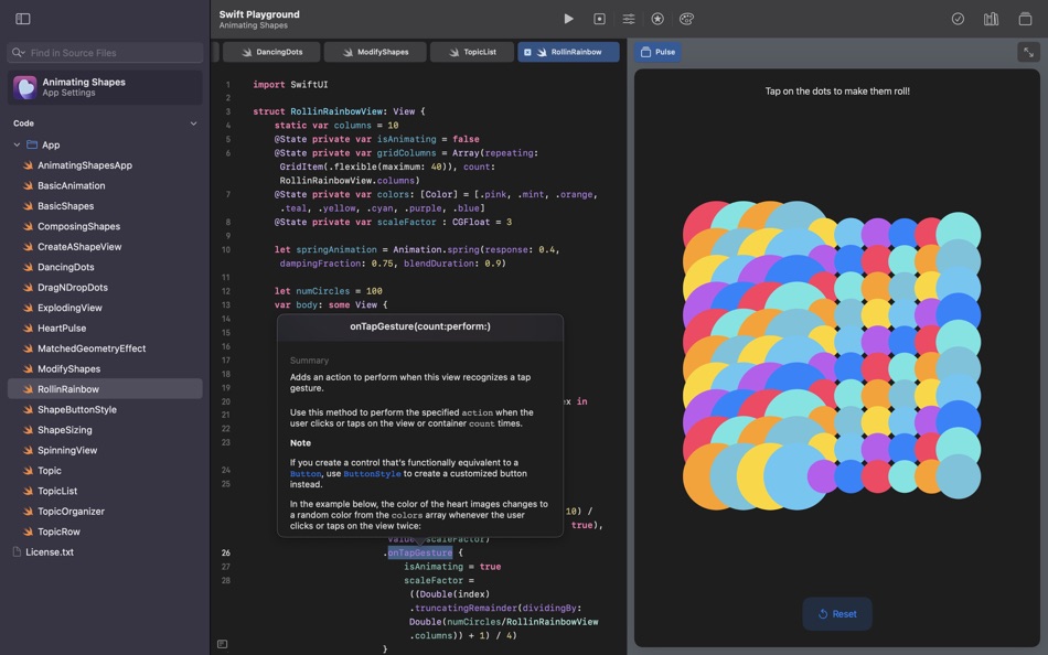 #5. Swift Playground (macOS) بواسطة: Apple
