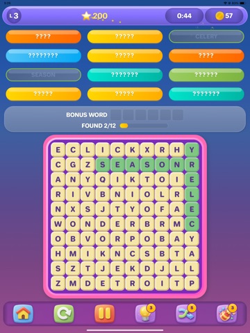 Wordally iPad screenshot
