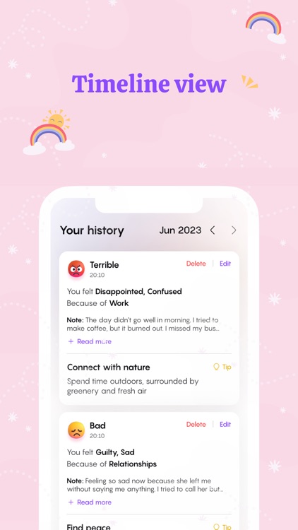 Happy day: Daily Mood Tracker screenshot-3