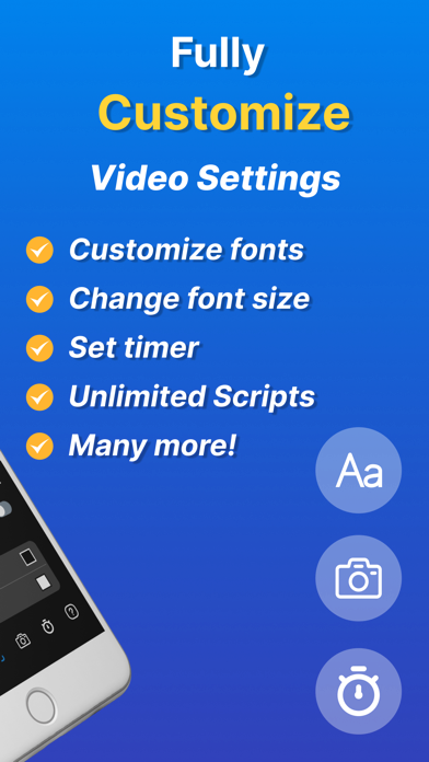 Teleprompter - AI Captions App iPhone screenshot 5 - Photo & Video app