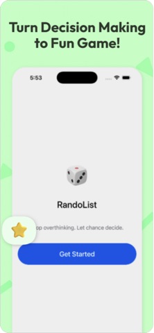 RandoList screenshot