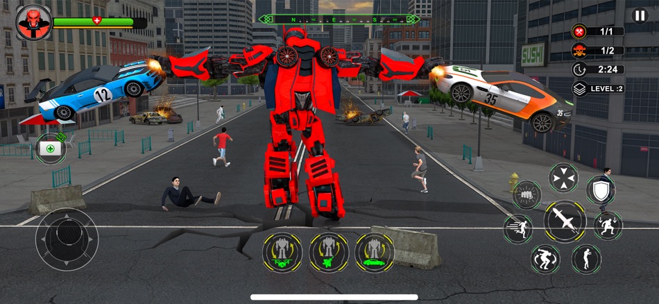 #4. Monster Hero Fight City Rescue (iOS) By: Muhammad Ammar
