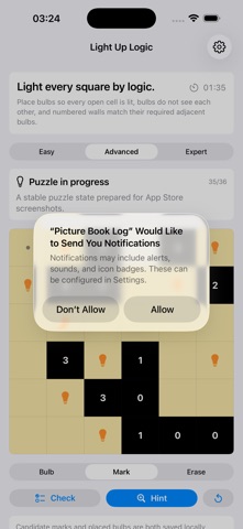 Light Up Logic Puzzle2026 iPhone screenshot