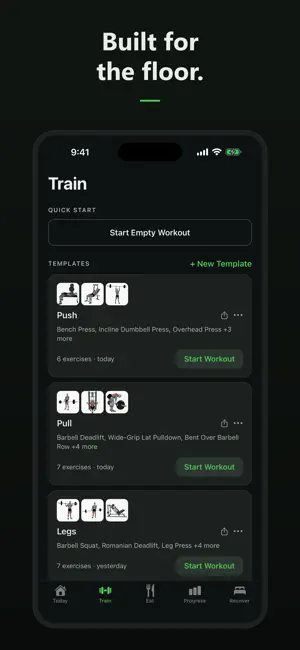 Recomp Coach: Gym & Macros screenshot 4