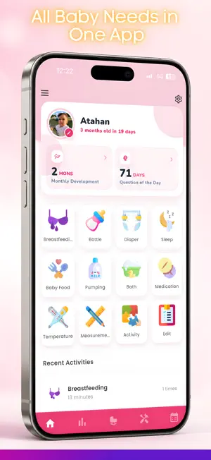 Baby Tracker: Newborn Care Log screenshot 1