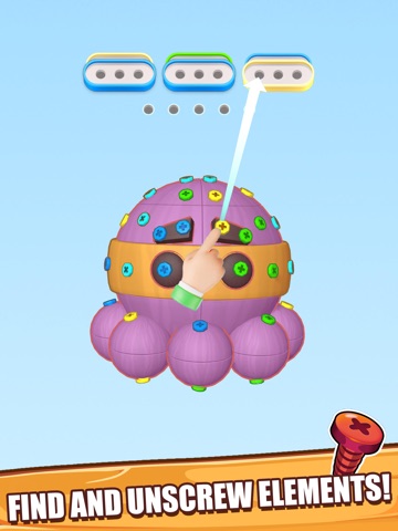 Hidden Screw 3D