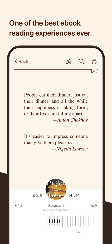 Libby, the library app - Customizable Ebook Reader