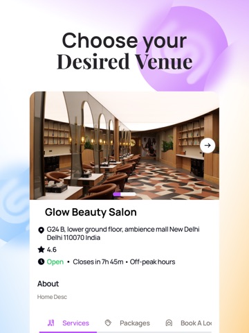 da Salon iPad screenshot