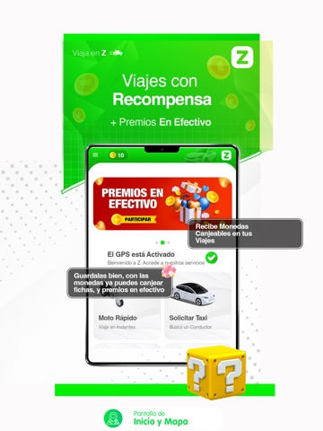 z taxis y motos iPad screenshot