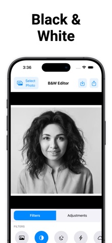 Black And White Filter - B&W iPhone screenshot