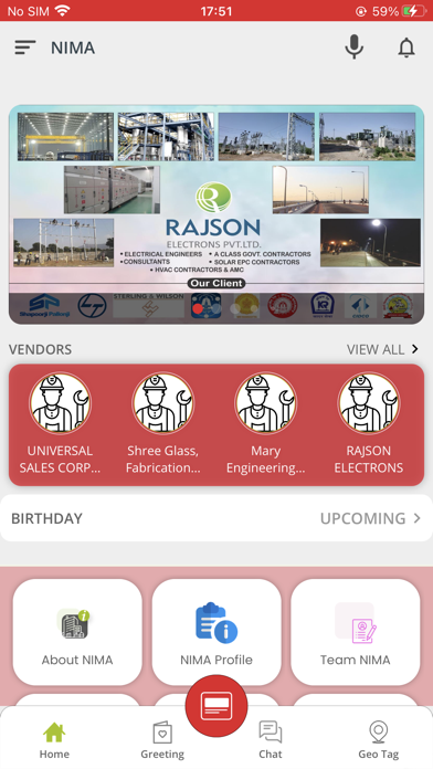 NIMA - Business meets Business Screenshot