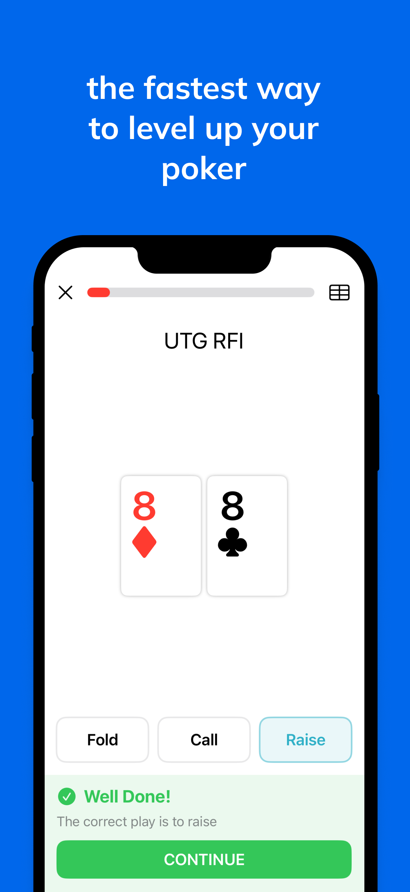 Floppy Card Preflop Trainer screenshot 2