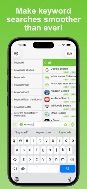 Search App: KeywordBox screenshot 1