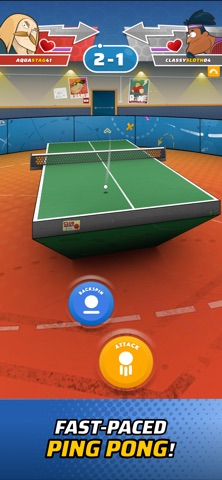 Ping Pong Squad : Table Tennis iPhone screenshot 1
