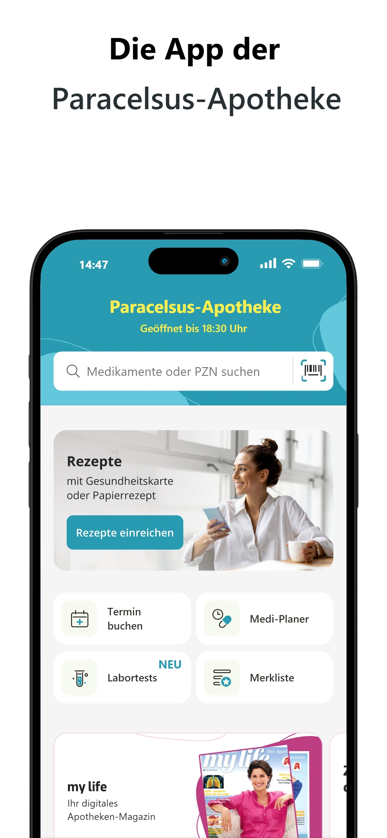 Paracelsus-Apotheke Langwedel screenshot 2