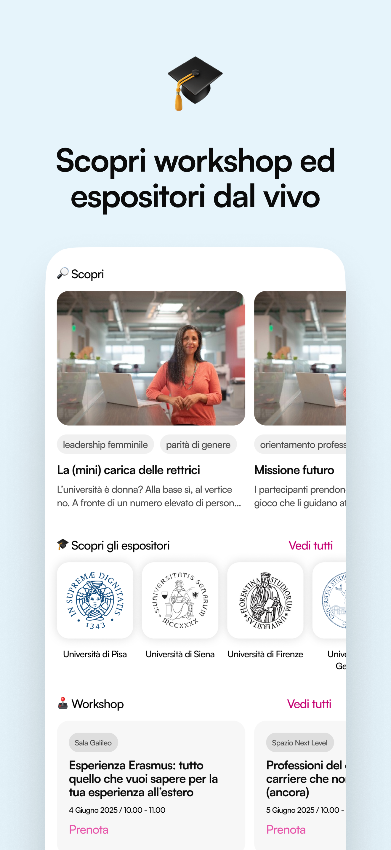 CampusHub: corsi eventi e test