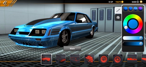 No Limit Drag Racing 2 - Design your dream car using a comprehensive color palette and wheel, then apply custom decals and unique body kits for a one-of-a-kind look.