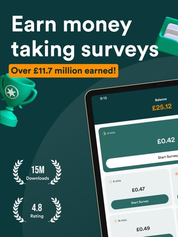 MultiPolls - Surveys For Money iPad screenshot 1