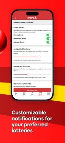 Montana Lottery Numbers iPhone screenshot