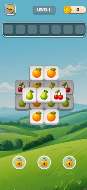 Triple Tile Fruit Match Game screenshot 1