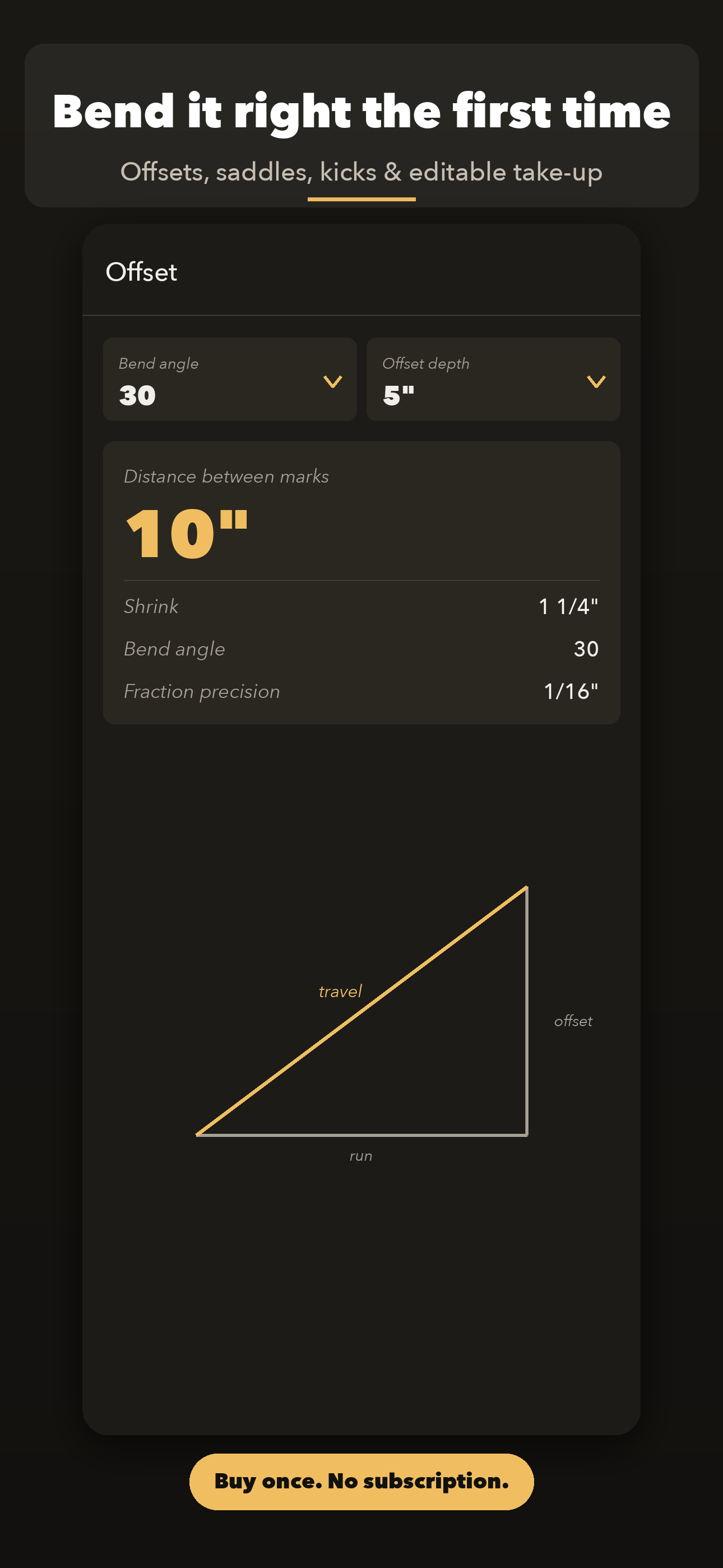 Conduit Bender: Bend Calc screenshot 4