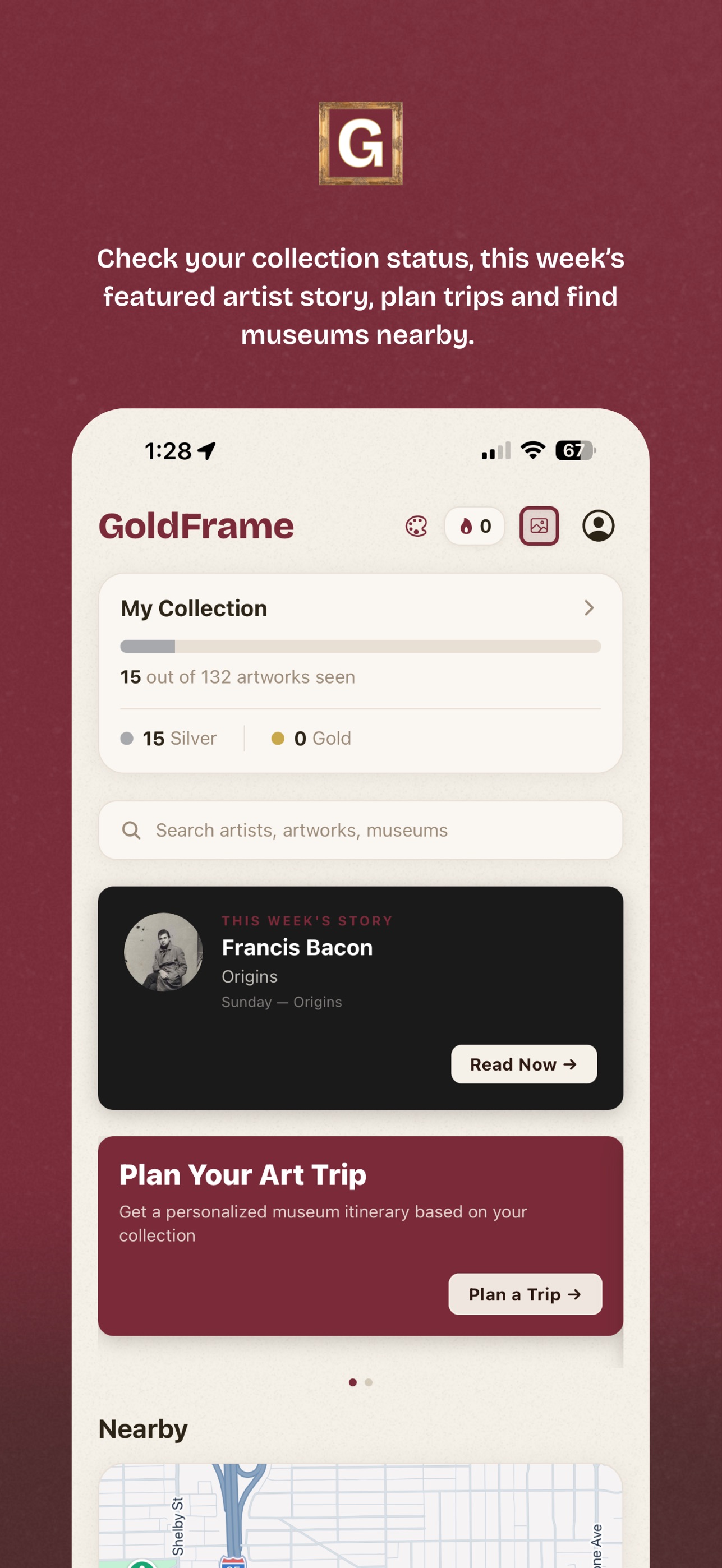Screenshot 1 of GoldFrame