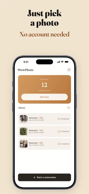 Restore Old Photos - WowPhoto screenshot 4