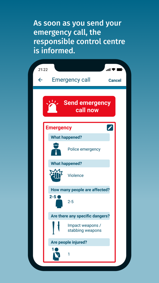 #8. nora - Emergency Call App (iOS) 由: Ministerium des Innern des Landes Nordrhein-Westfalen