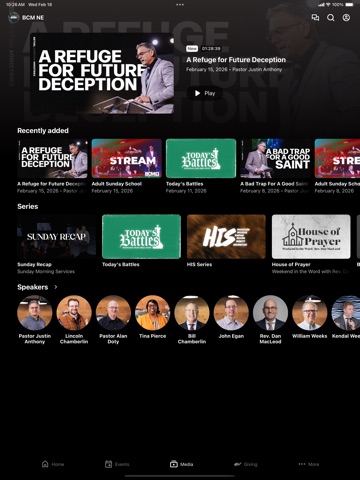 Bethel Christian Ministries NE iPad screenshot