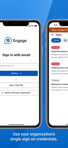 Motorola Solutions Engage iPhone screenshot