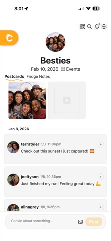 Cackle Messaging screenshot