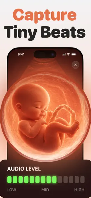 Hear Baby Heartbeat - Pumly iPhone screenshot 2