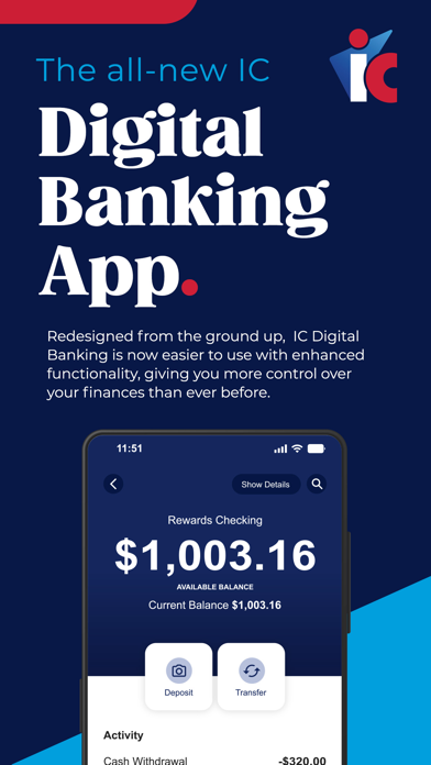IC Credit Union Mobile Screenshot