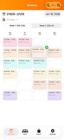 ZSchedule screenshot