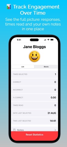 Class Questions screenshot