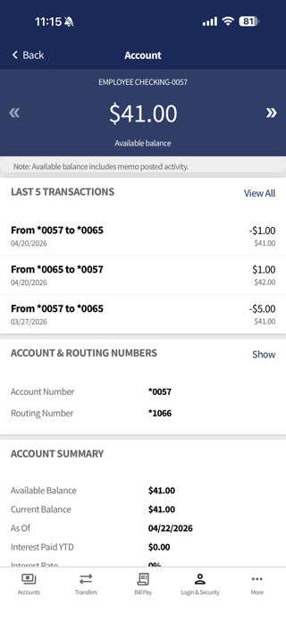 AmeriServ Banking Screenshot 4 of 6