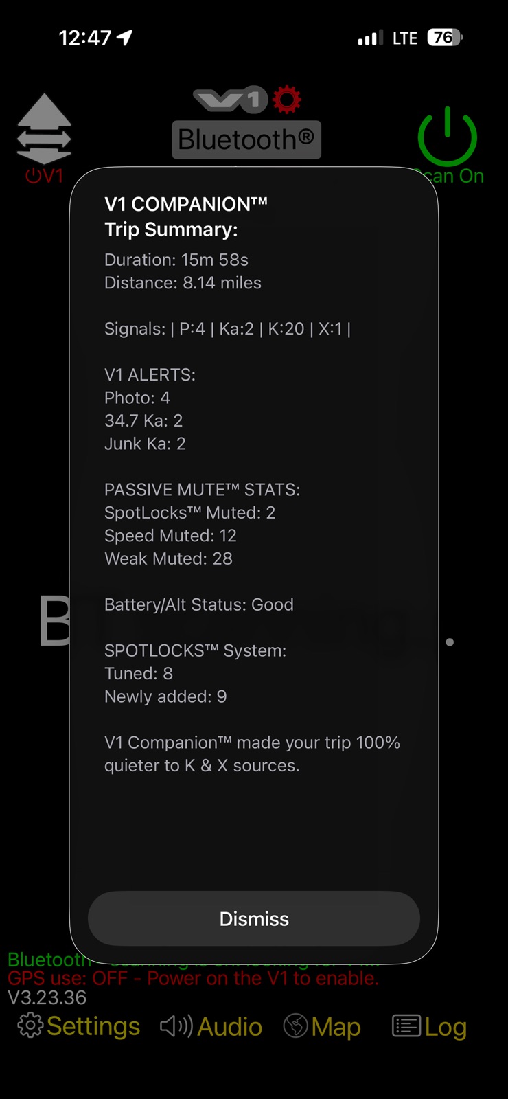 V1 Companion iphone screenshot 1