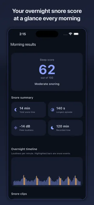 SnoreWise: Snore Recorder screenshot 3