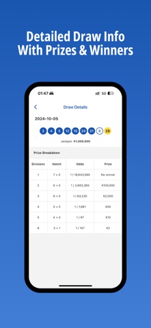 Finland Lotto iPhone screenshot