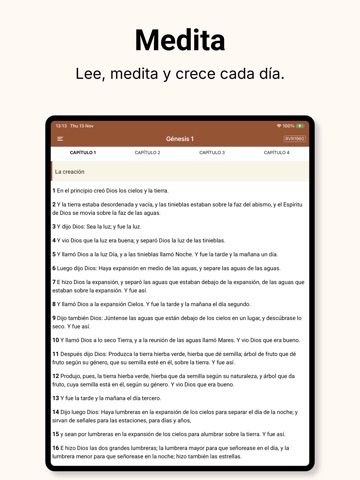 Biblia: Reina Valera 1960 iPad screenshot 5